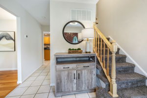 Double entry doors open to inviting Foyer