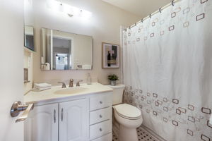 Hall Bathroom on Upper Level