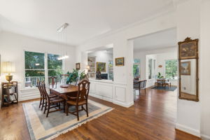 Dining Room open to Family Room