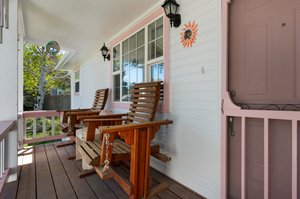 Plenty of room for your porch swings and iced tea!