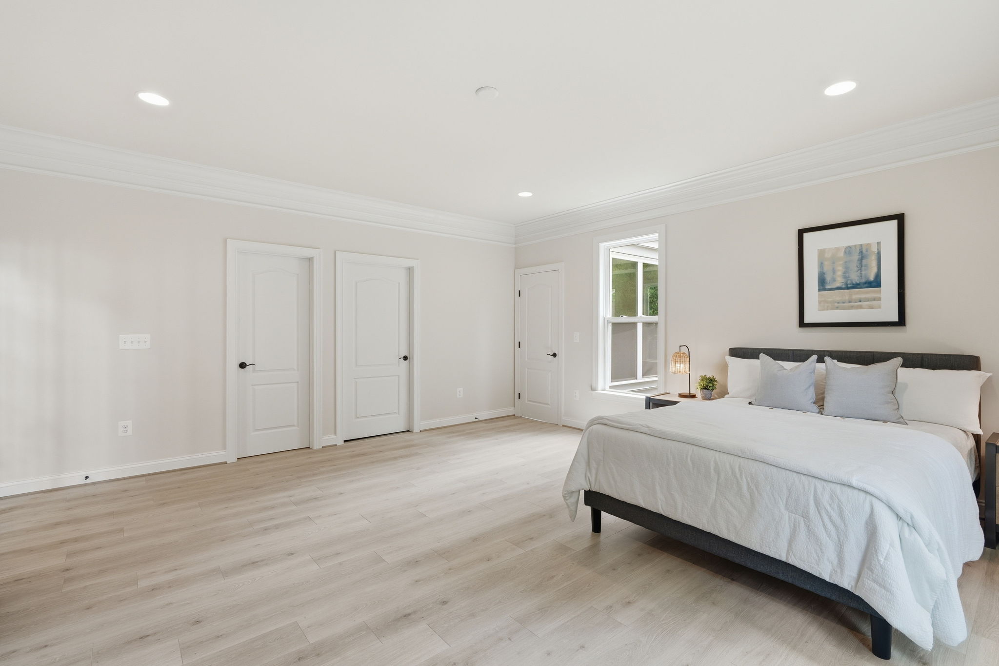 Main Level Bedroom with Ensuite bathroom and Walk-in Closet