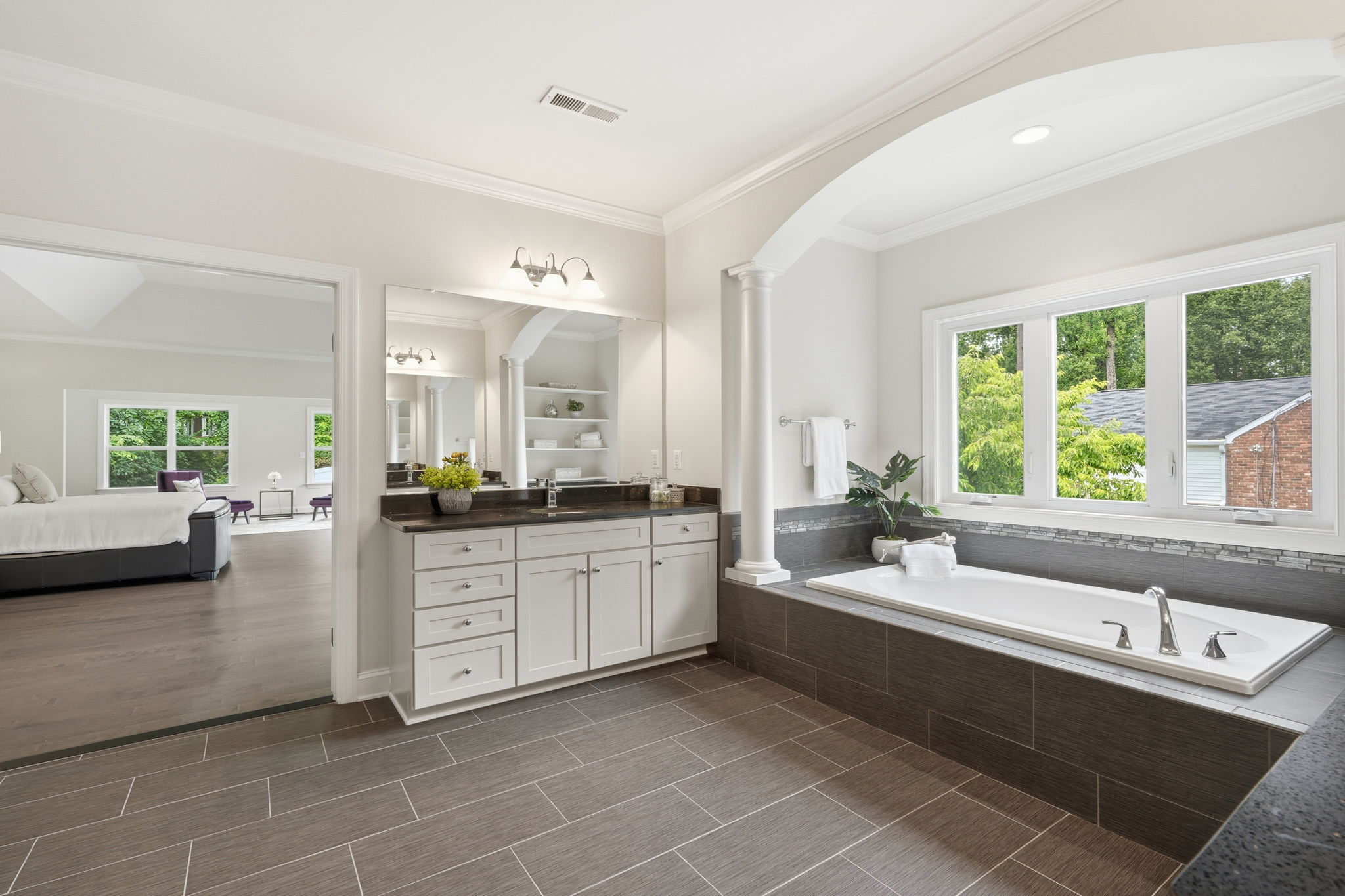Primary Bathroom with Soaking Tub