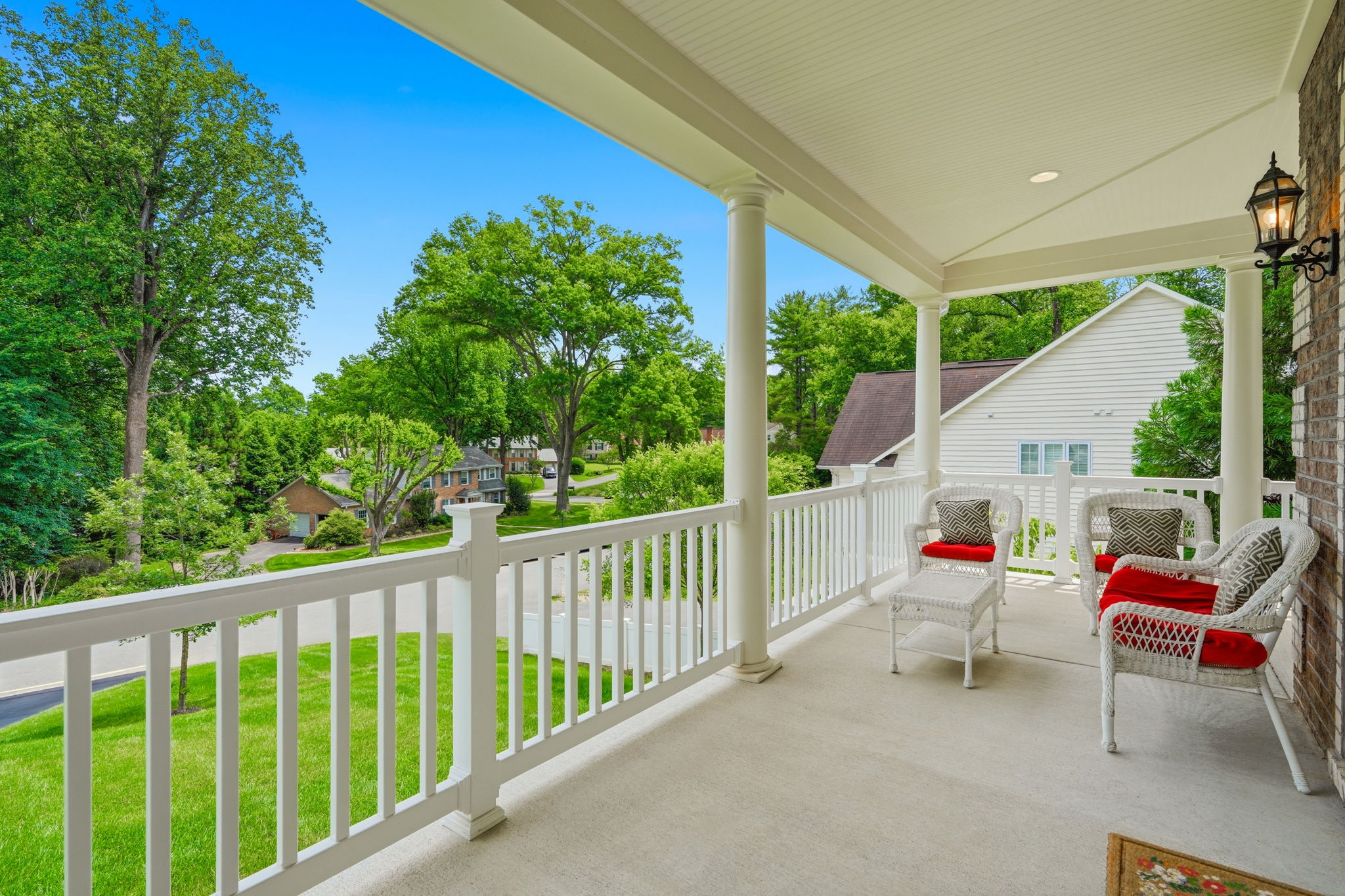 Covered Balcony off Sun Room