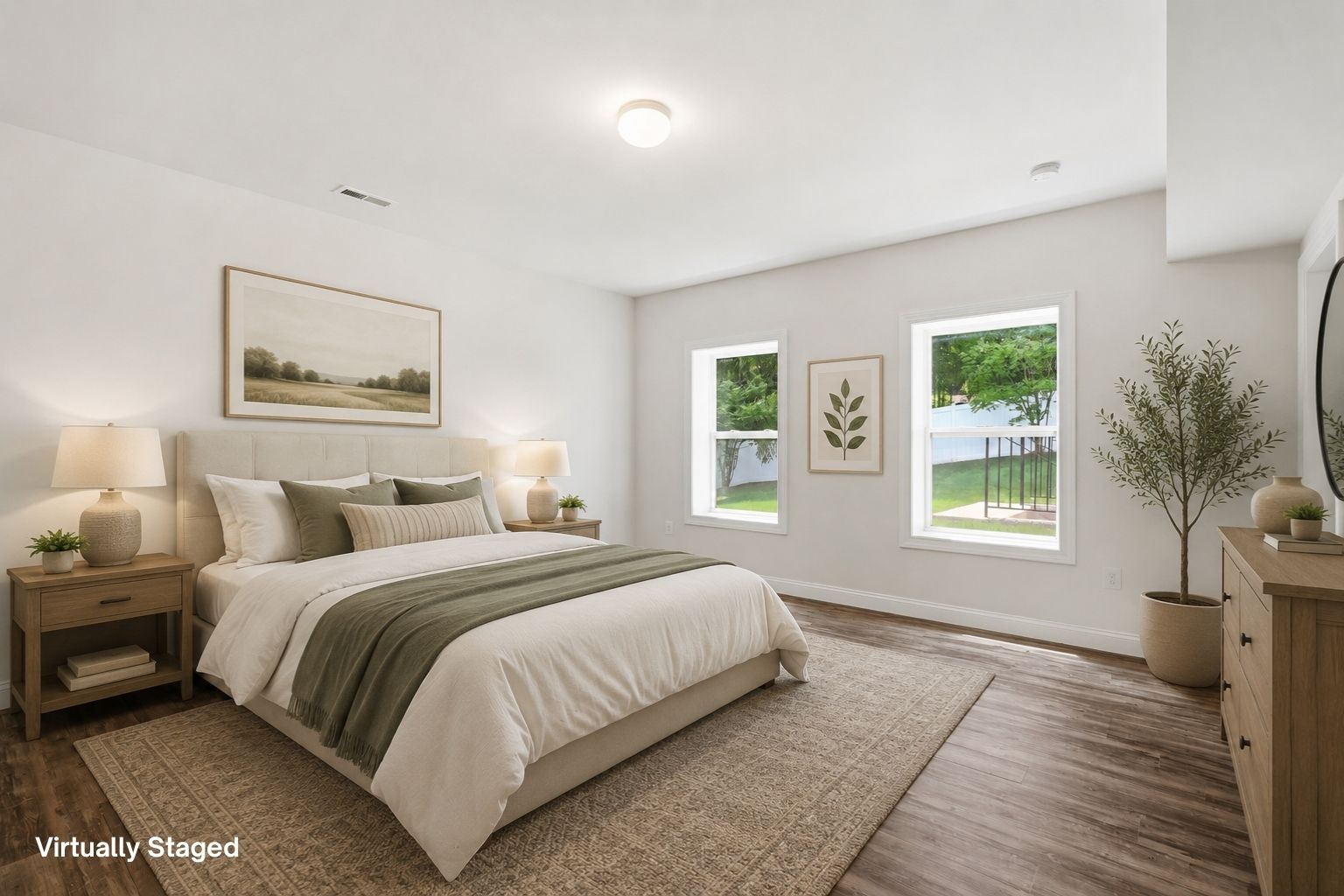 Lower Level Bedroom with Ensuite bathroom and Walk-in Closet