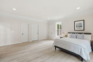 Main Level Bedroom with Ensuite bathroom and Walk-in Closet