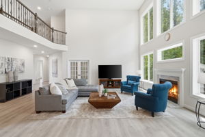 Two Story Family Room