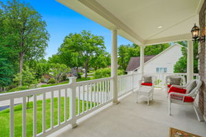 Covered Balcony off Sun Room