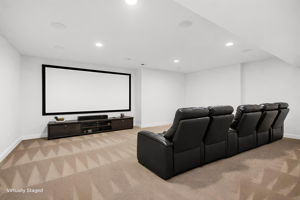 Lower Level Media Room