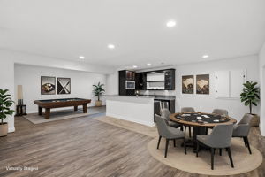 Lower Level Bar & Recreation Area