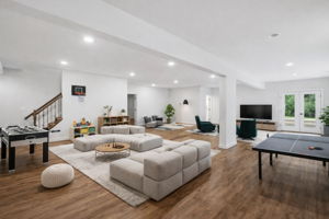 Walk Out Lower Level Entertainment Area