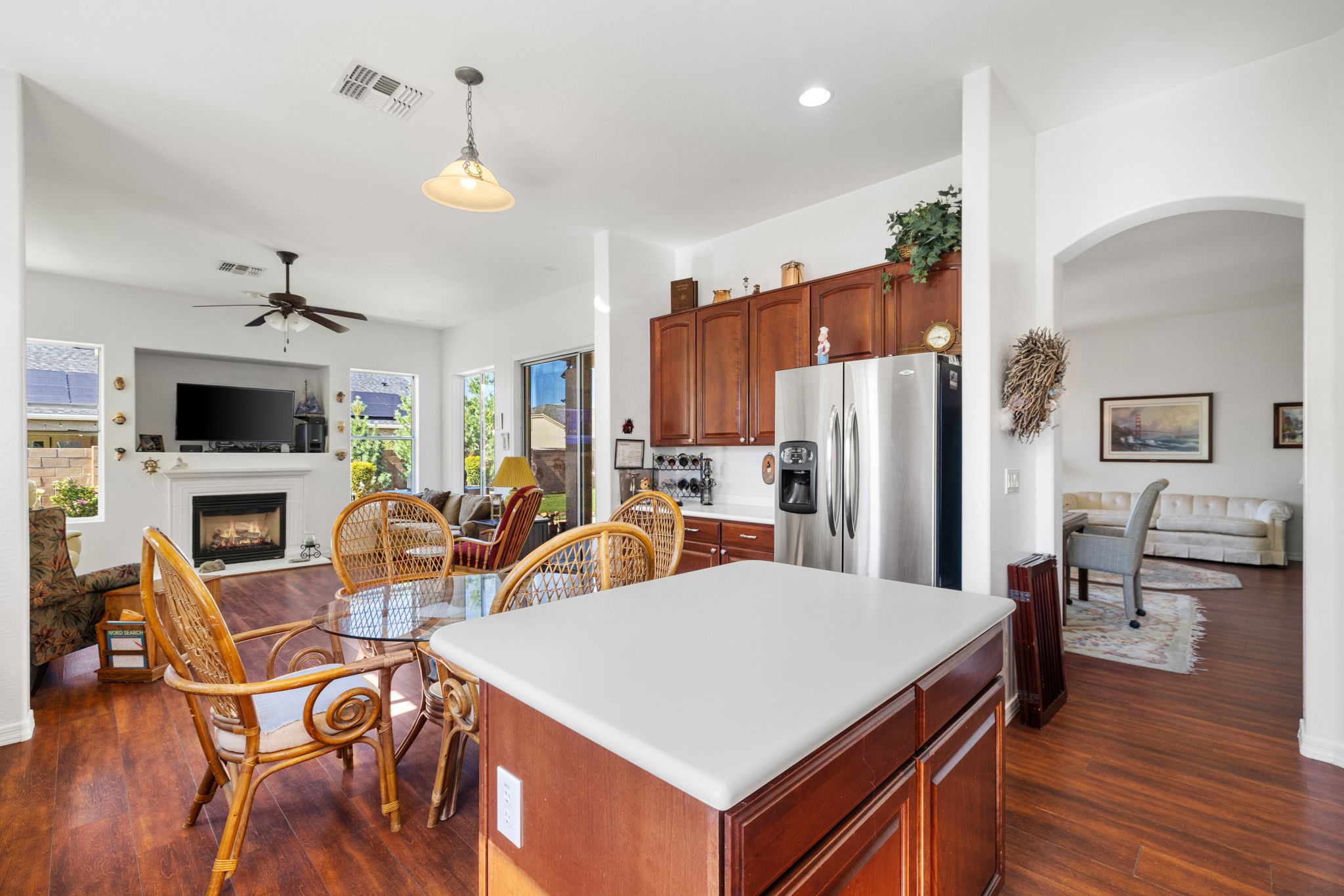 Kitchen to Family Room