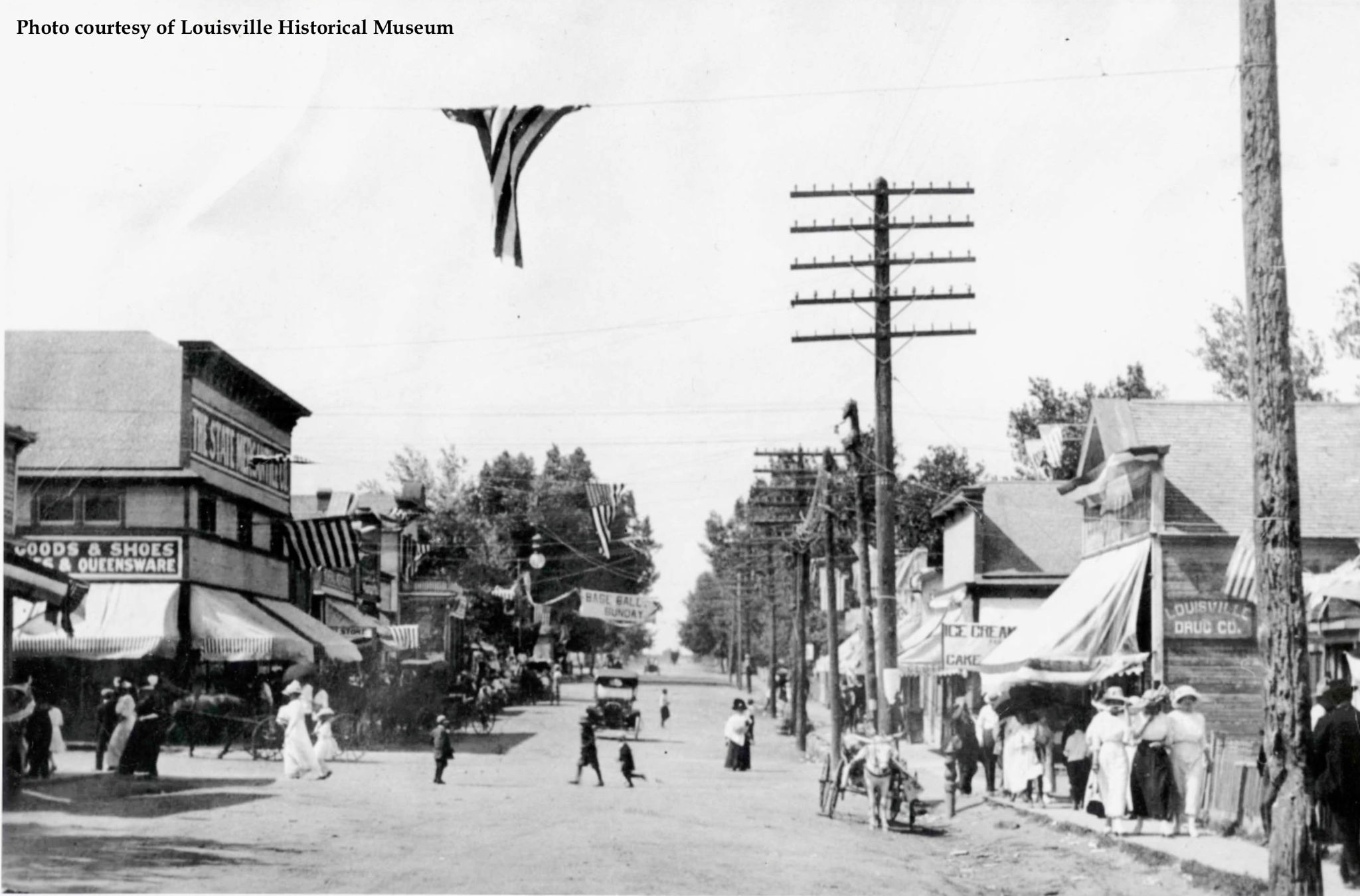 Vintage Photo of Old Town Louisville