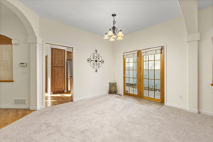 Fine craftmanship and wood details throughout