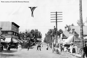 Vintage Photo of Old Town Louisville