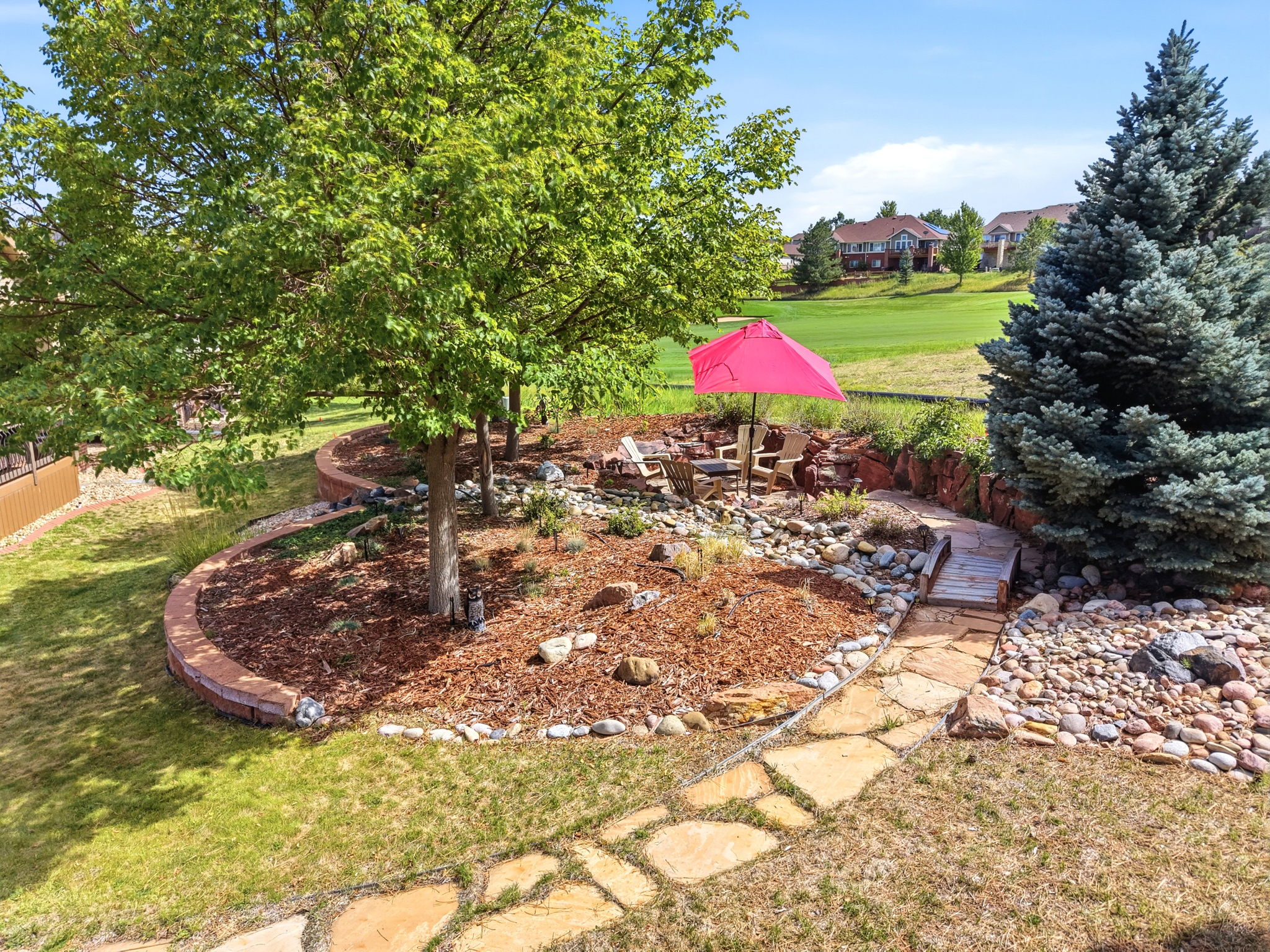 VIEW TO FIRE PIT
