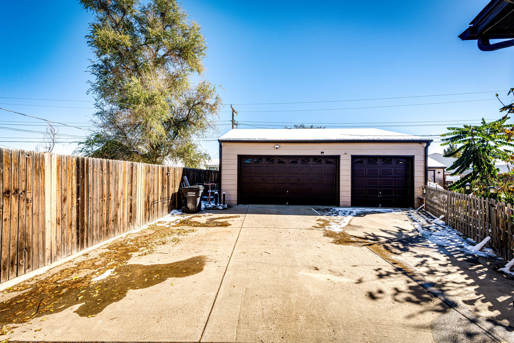 Oversized 3-car garage with 8ft. doors. This is a rare find!!