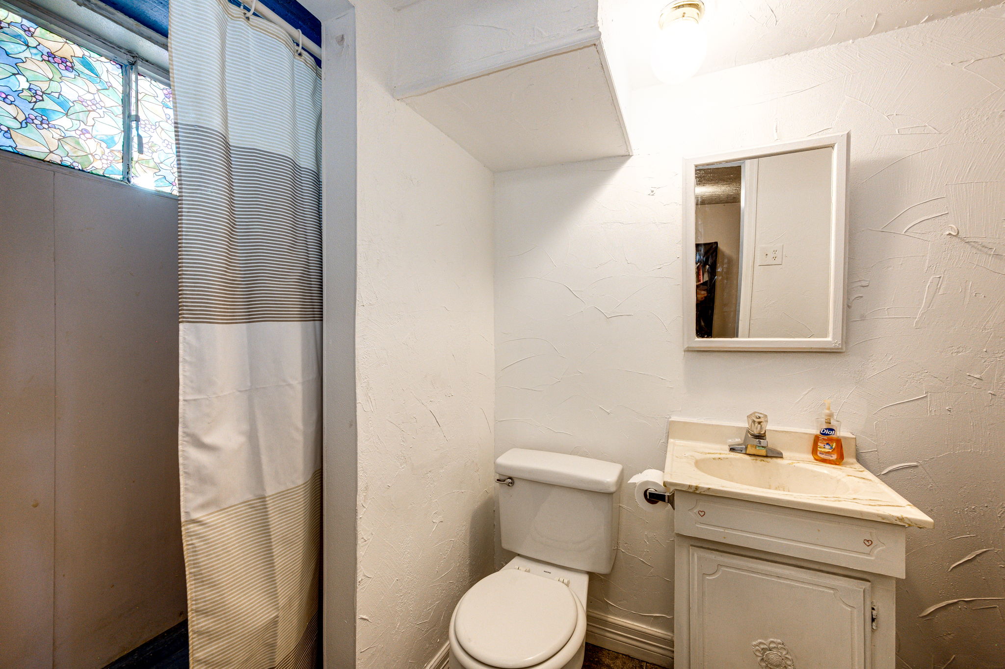 Basement bathroom