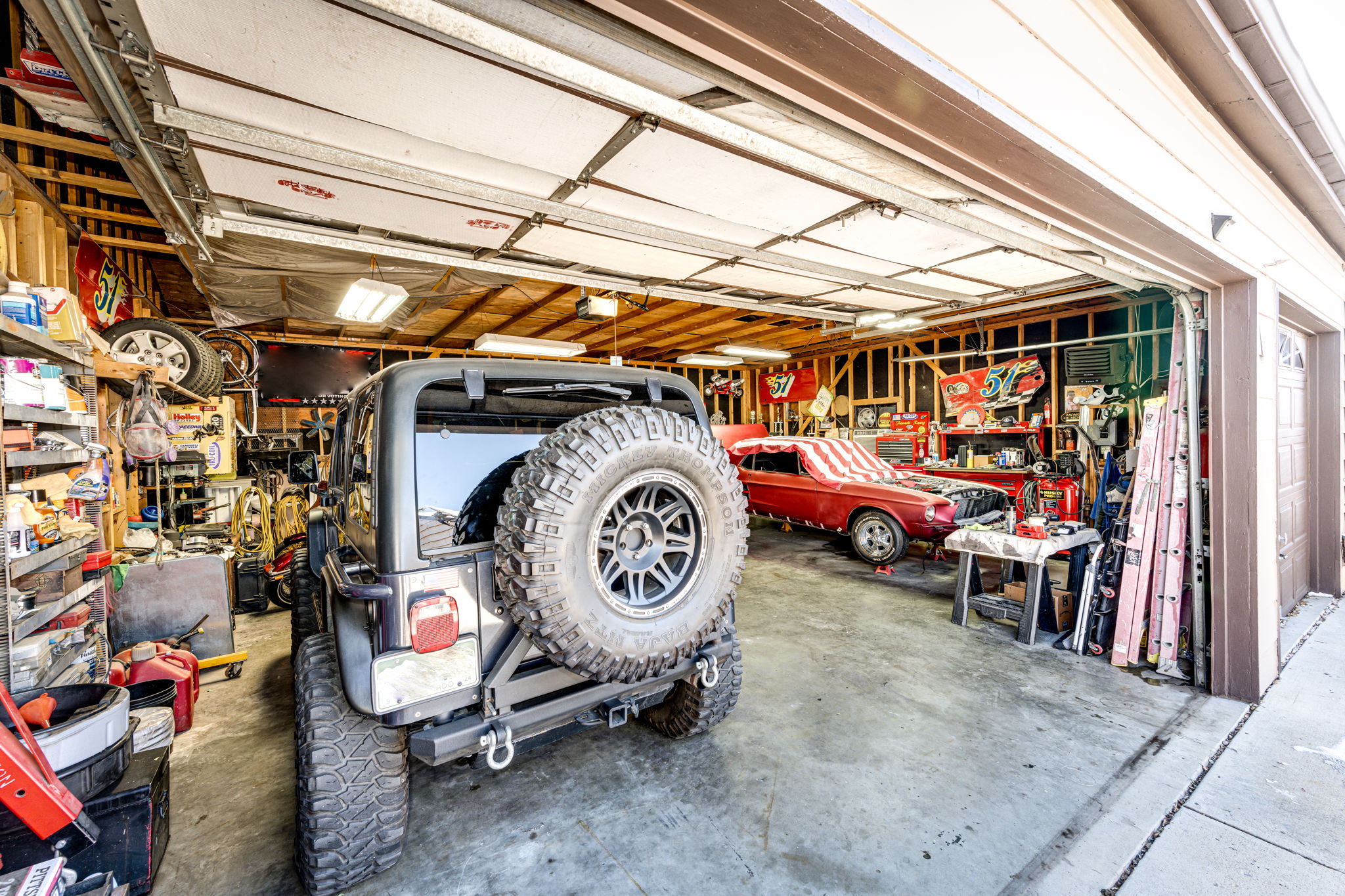 Garage heater & A/C are included