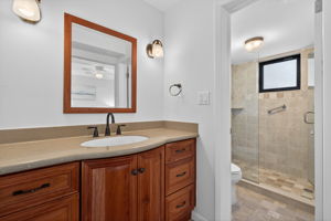 Large Updated Shower in Primary