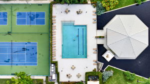Aerial Pool Overview