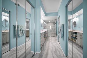 Primary Bedroom Closets