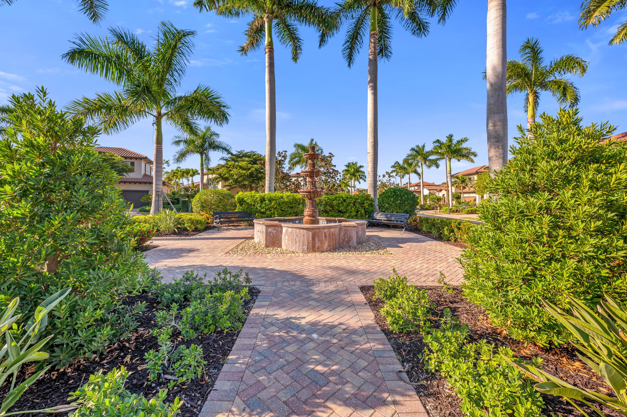 Fountain in Cul De Sac