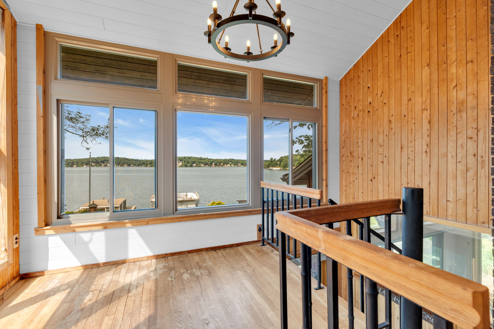 2nd floor sun room with lakefront views!