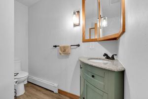 first floor powder room