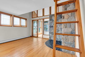 Custom overhead loft entry