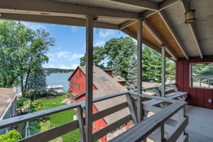 2nd floor covered deck on unit #2