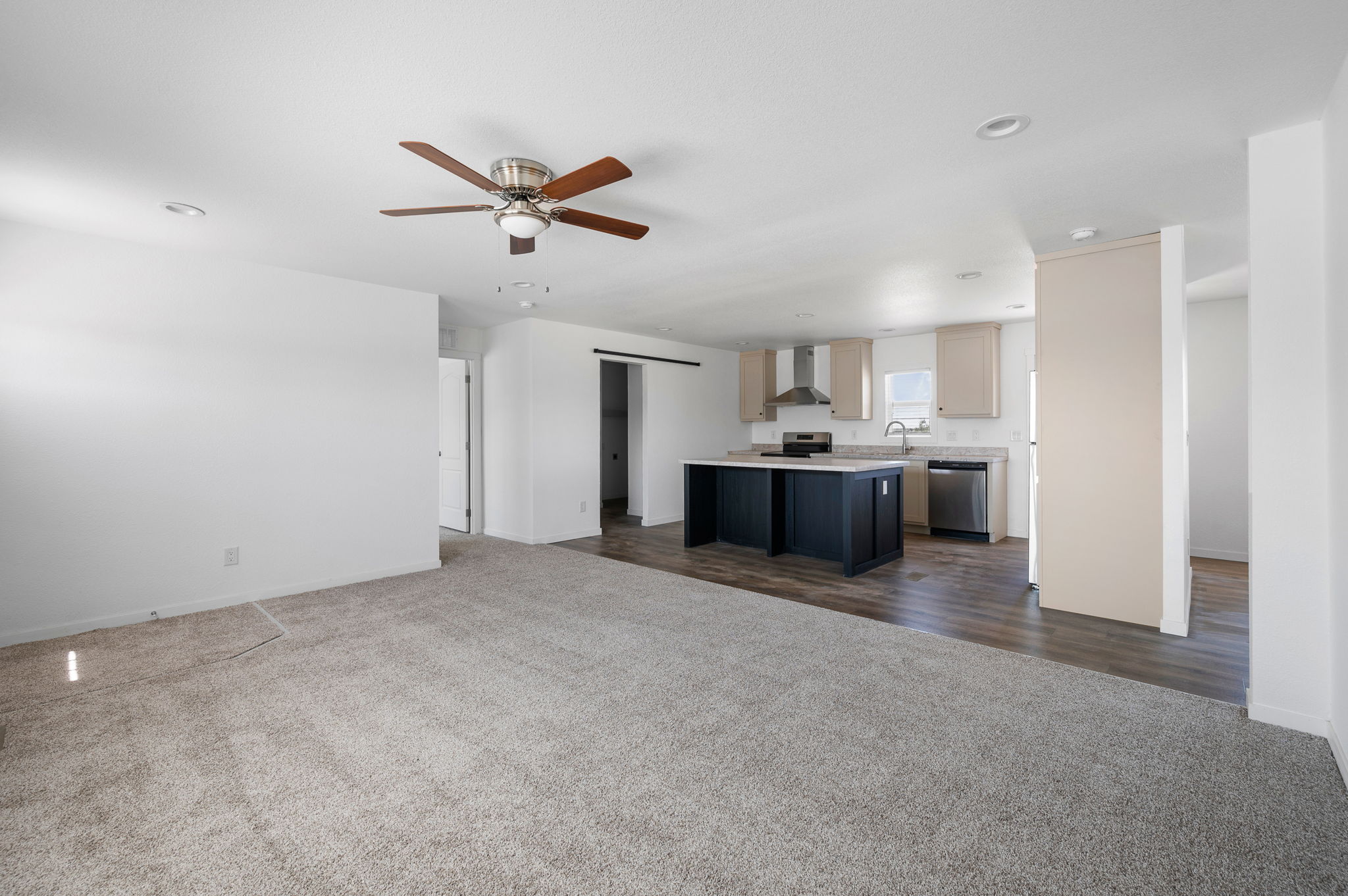 Living Room and Kitchen