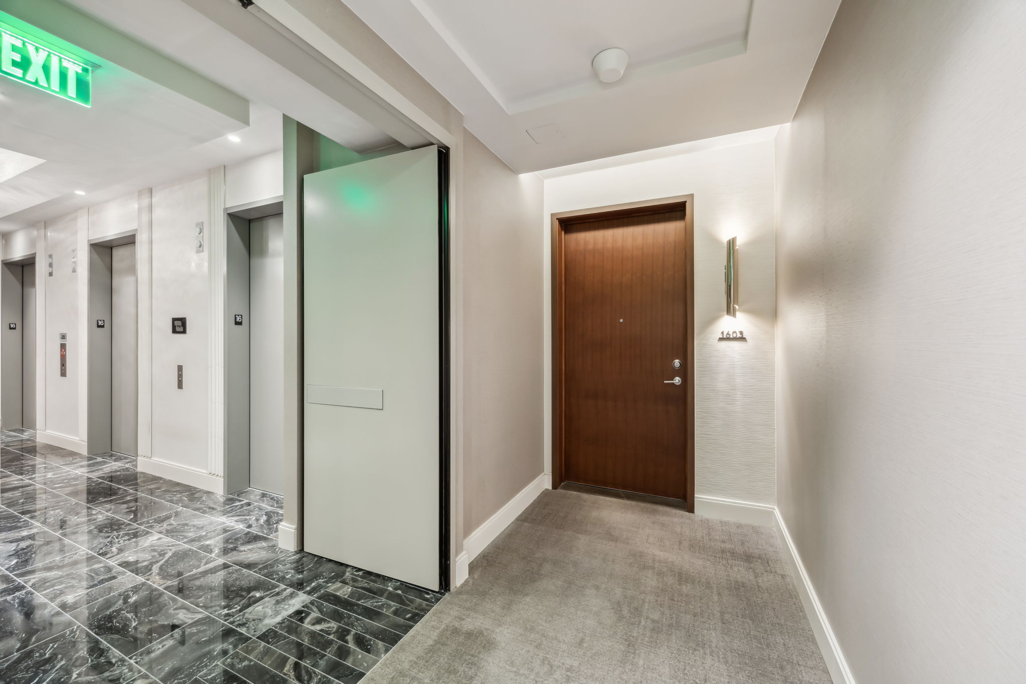 Front Door/Elevator Lobby