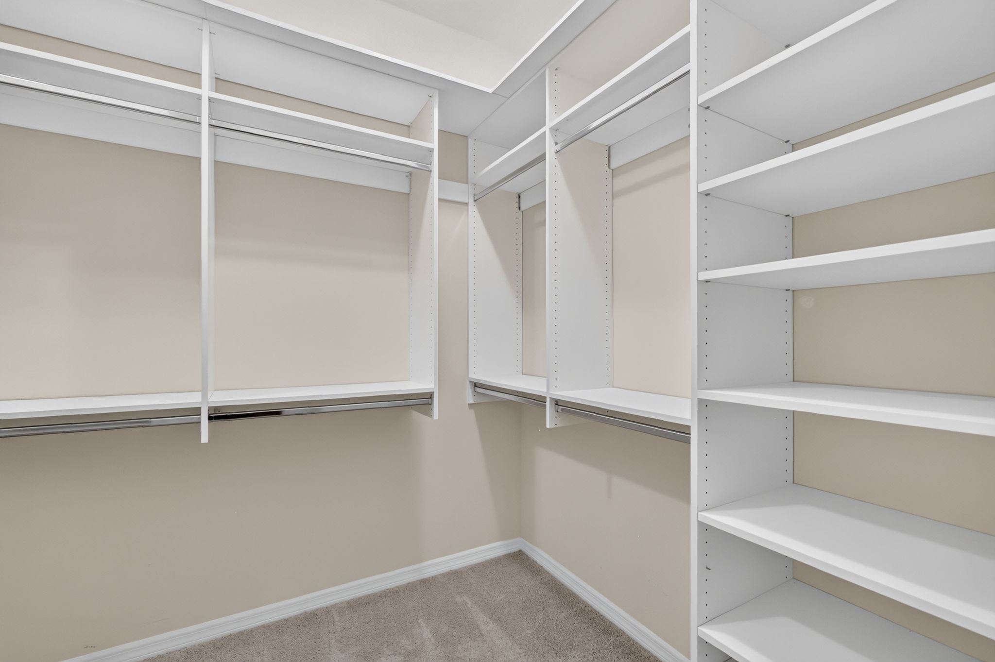 Primary Bedroom First Custom Walk-In Closet