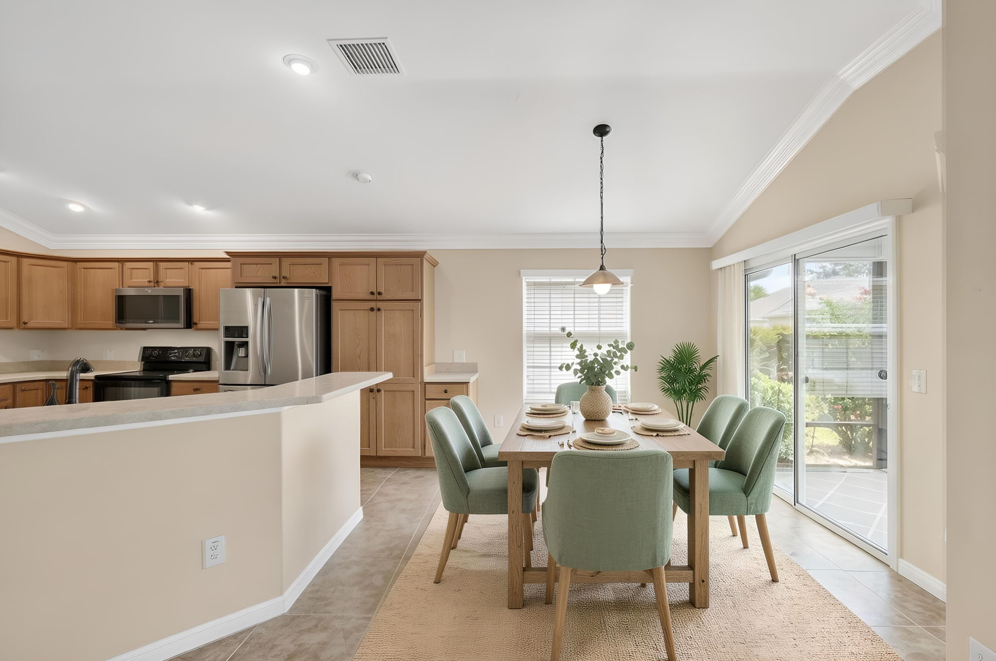 Kitchen and Dinette - Virtually Staged