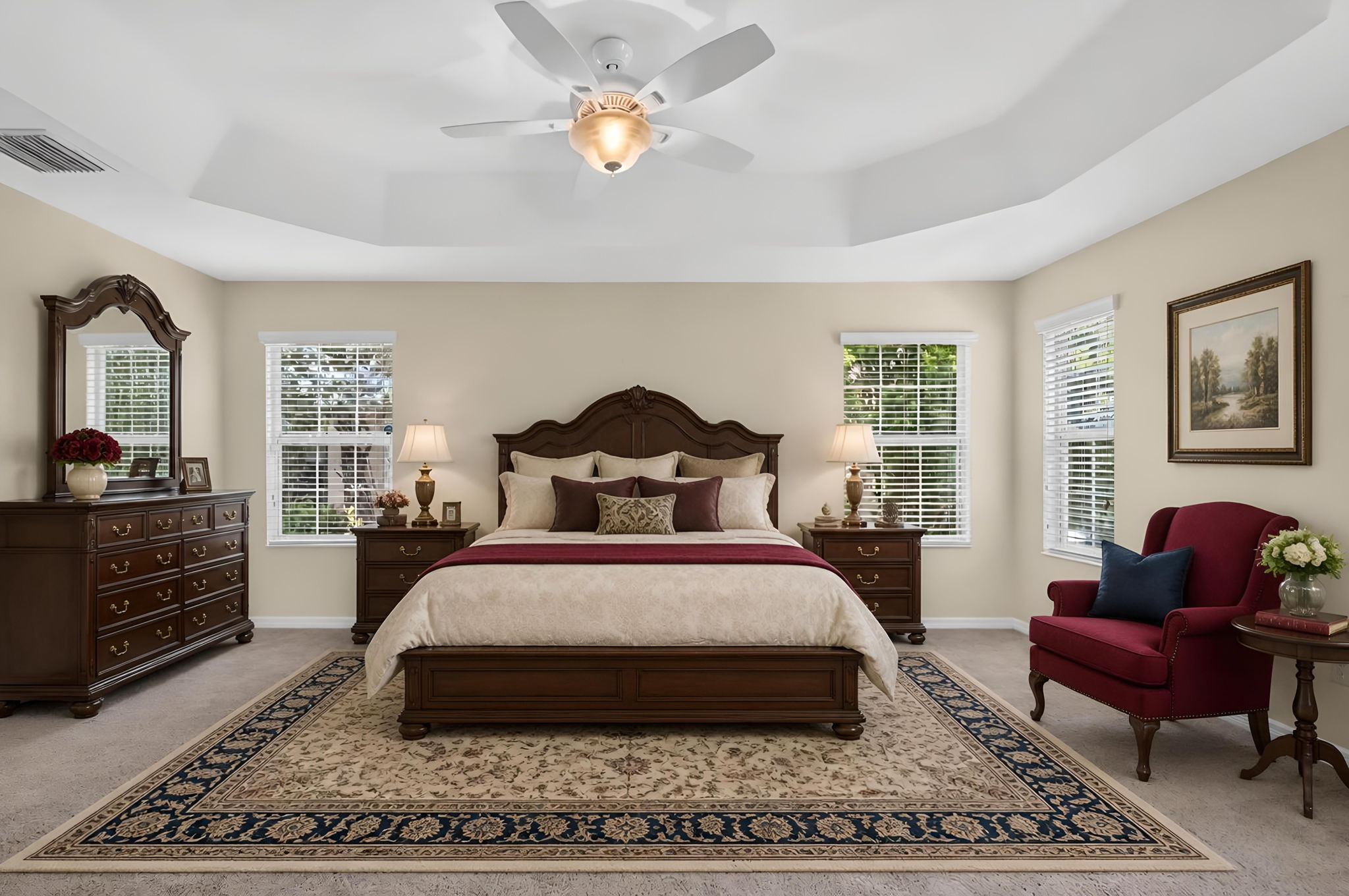 Primary Bedroom - Virtually Staged