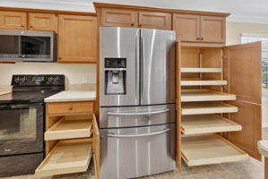 Kitchen with Roll-Out Shelving