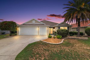 Twilight Front Elevation