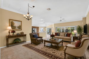 Kitchen, Dinette, Living, and Dining Rooms -Virtually Staged