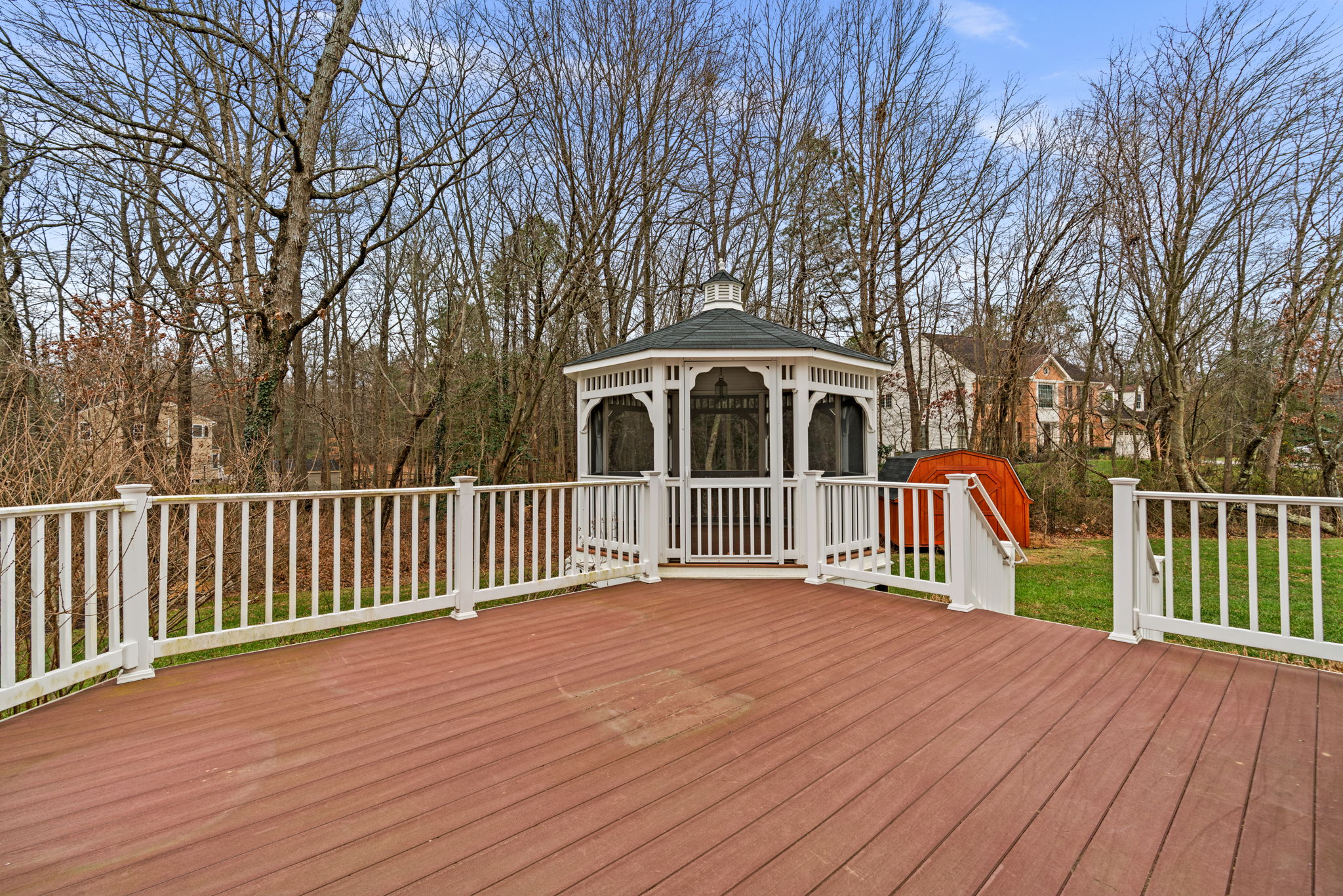 Rear Deck and Gazebo