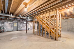 Enormous Unfinished Basement