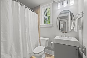 Guest Bathroom with Tub and Shower
