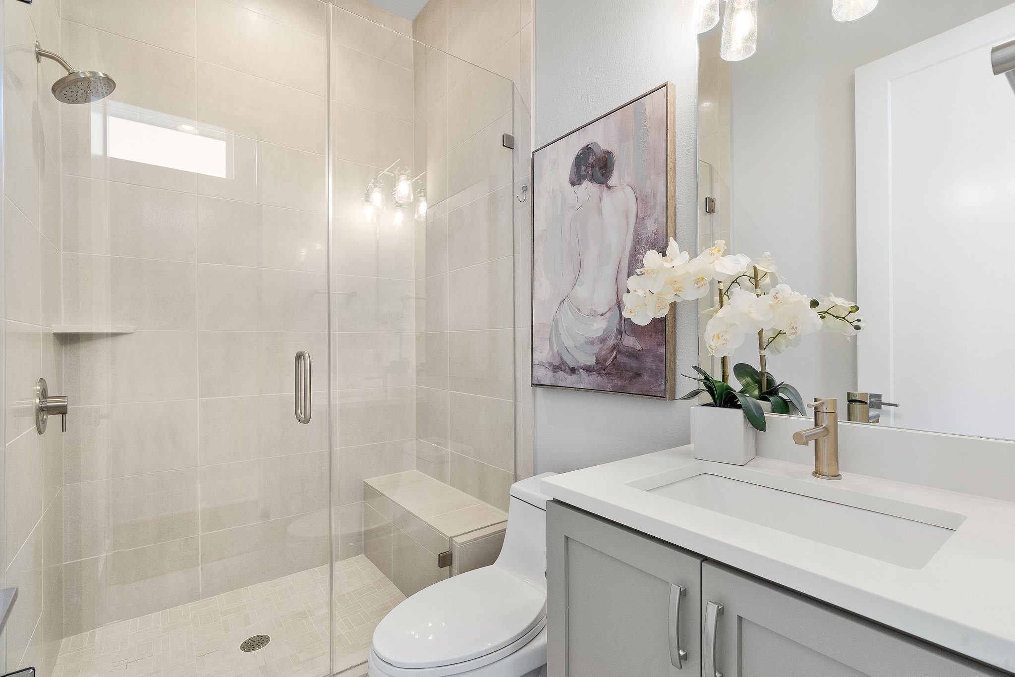 2nd floor Full Bath walk in shower