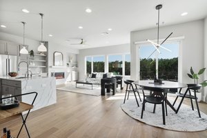 7" Wide Plank Oak Hardwoods Floors throughout