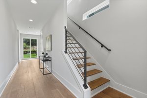 First floor Office overlooks backyard