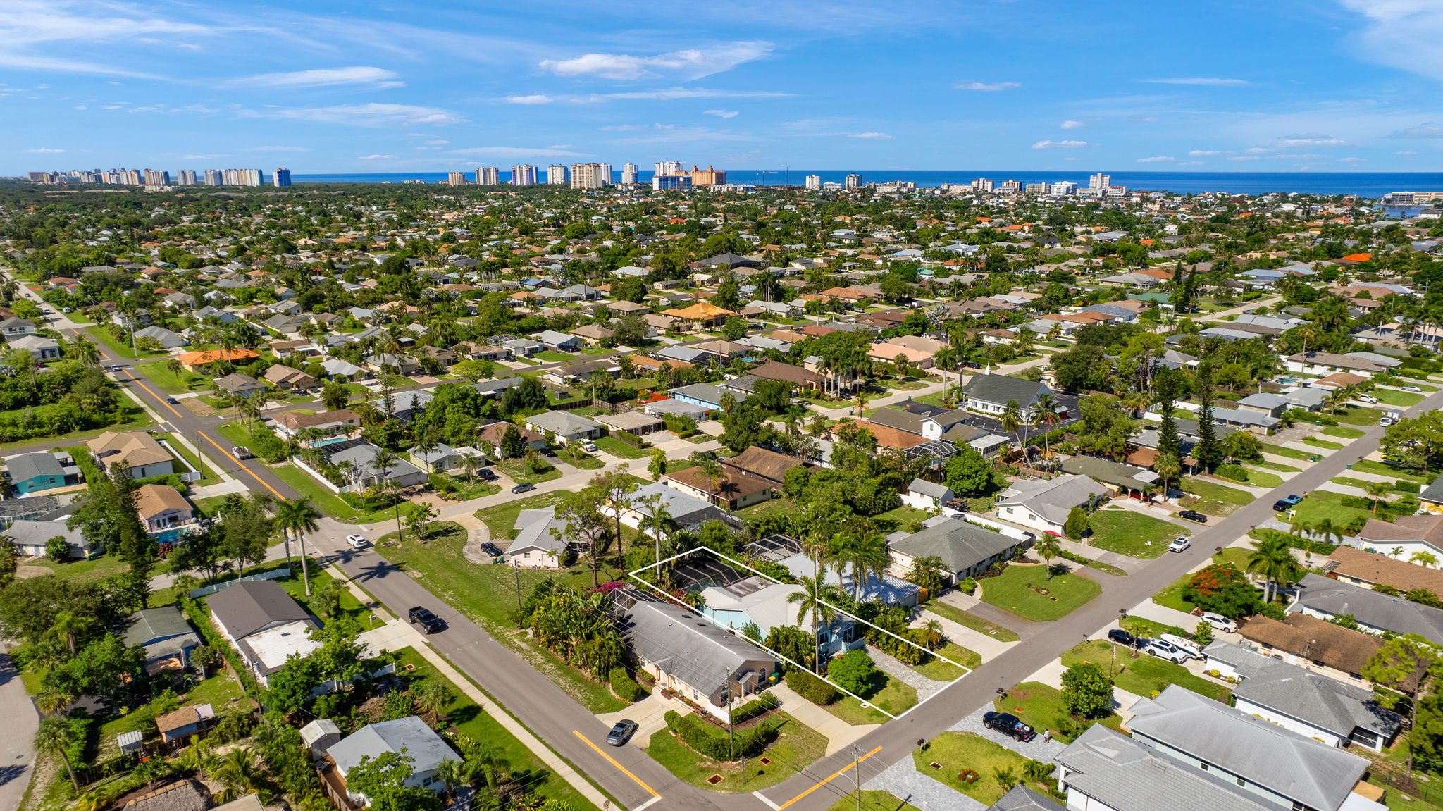 Aerial View 2 of 2 -Lot Lines