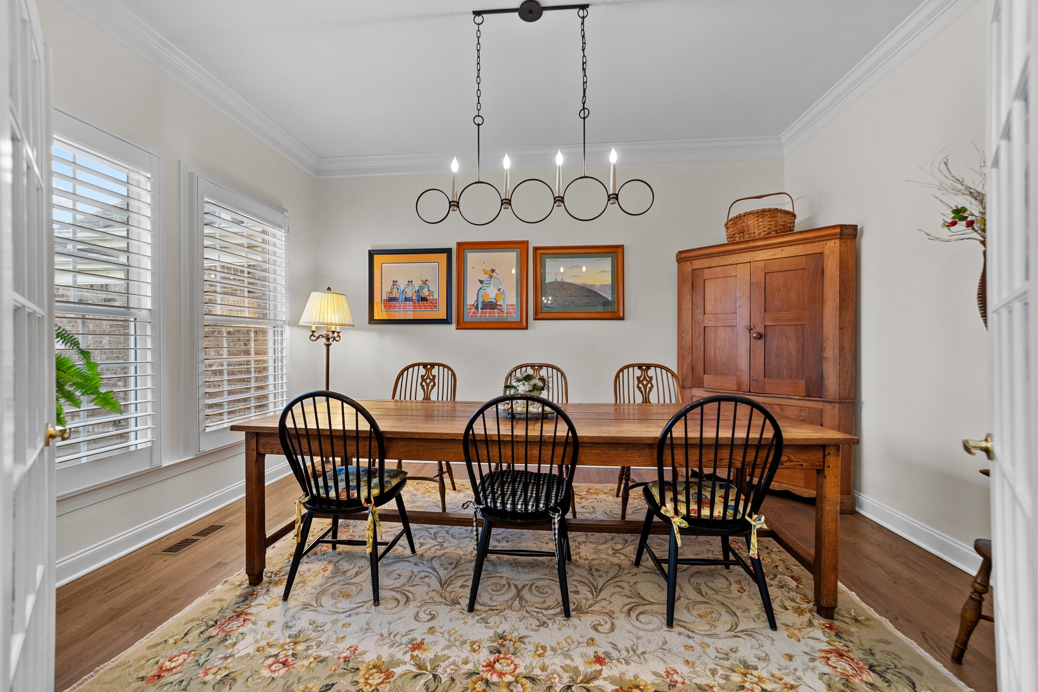 Office used as dining room
