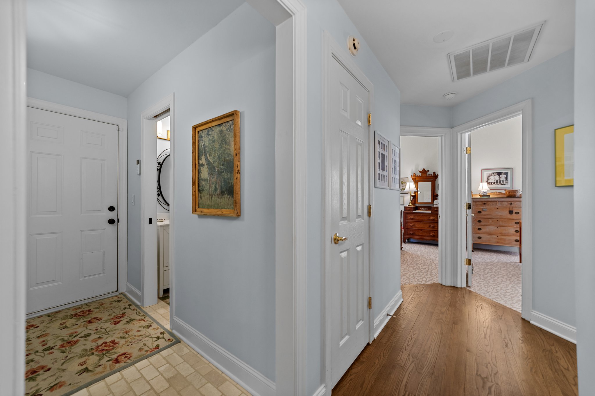 Powder room added near living area