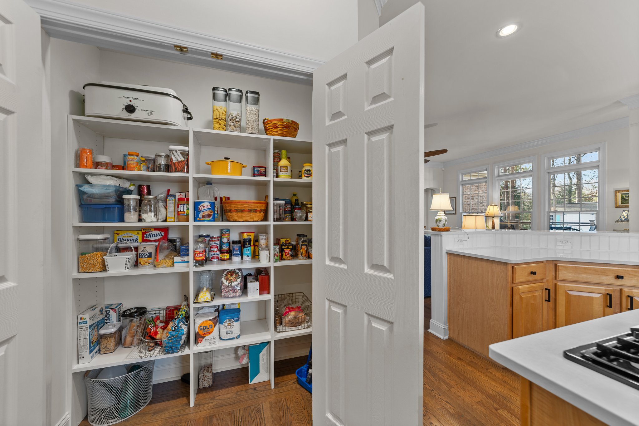 Expanded pantry storage