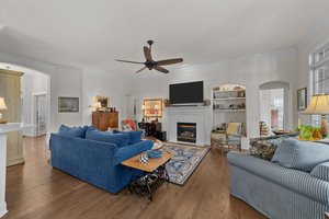 Refinished wood floors