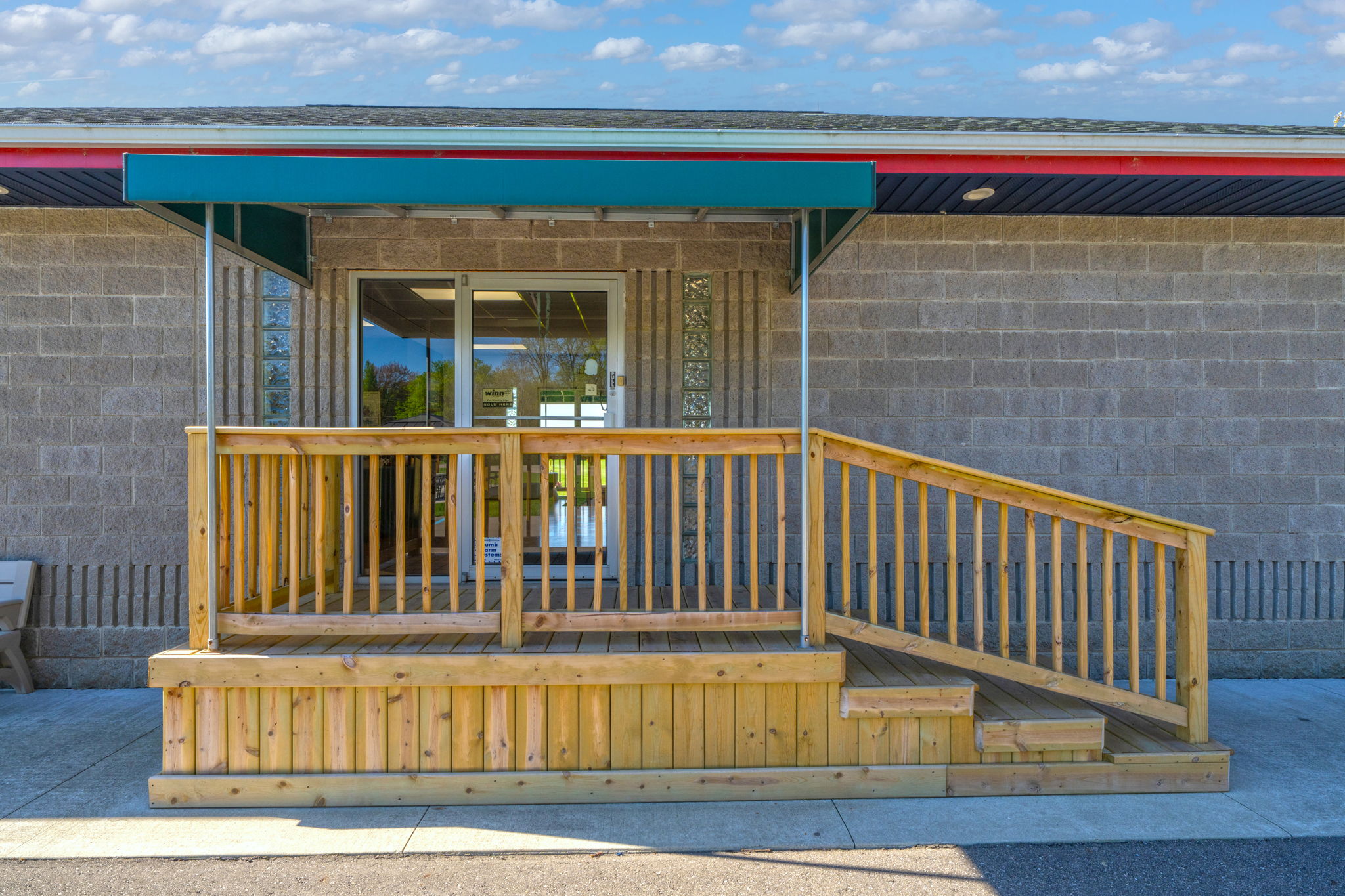 Front entrance into Office